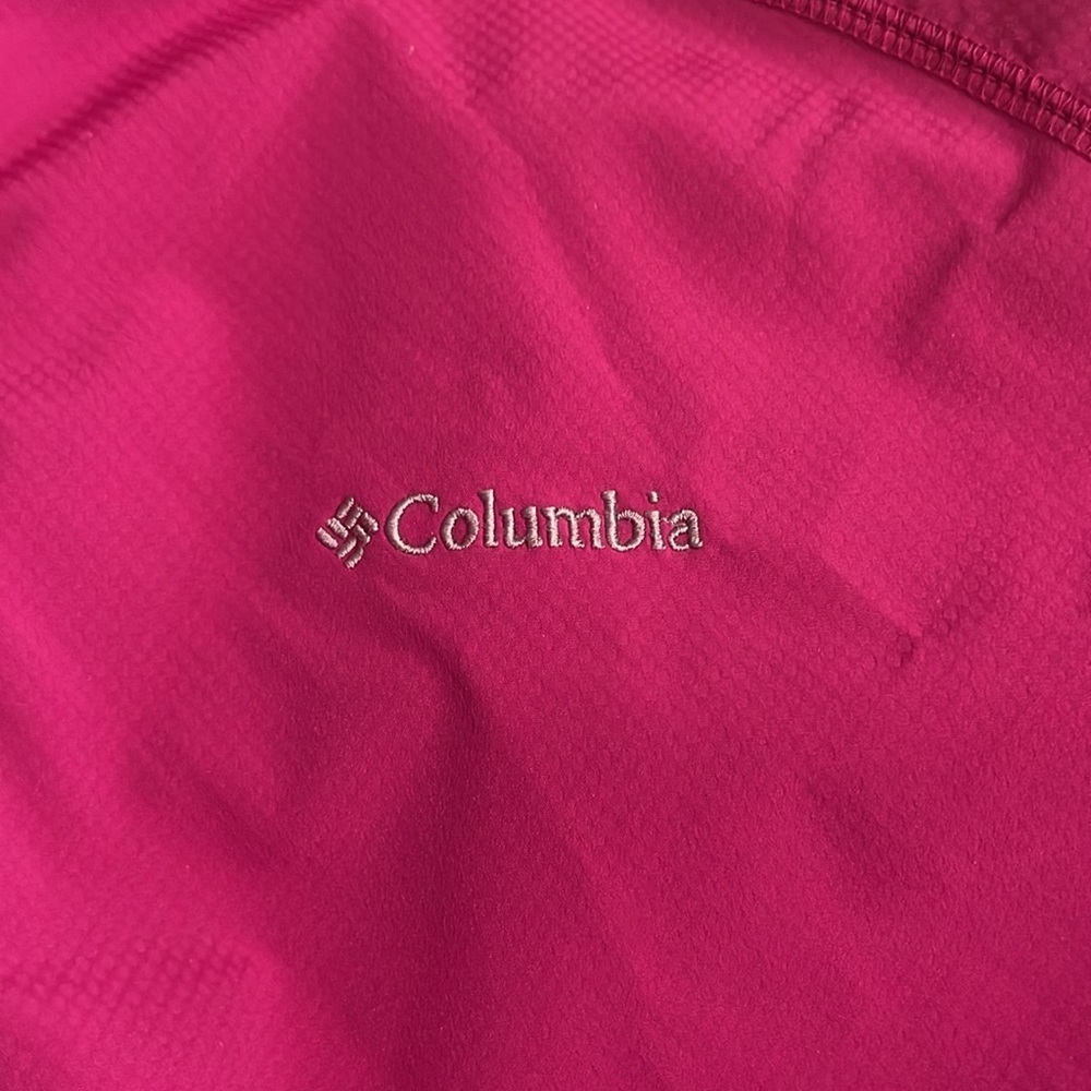 Columbia Pink Jacket XL HOODIE light iweight, great for spring weather, NEW - Picture 9 of 14
